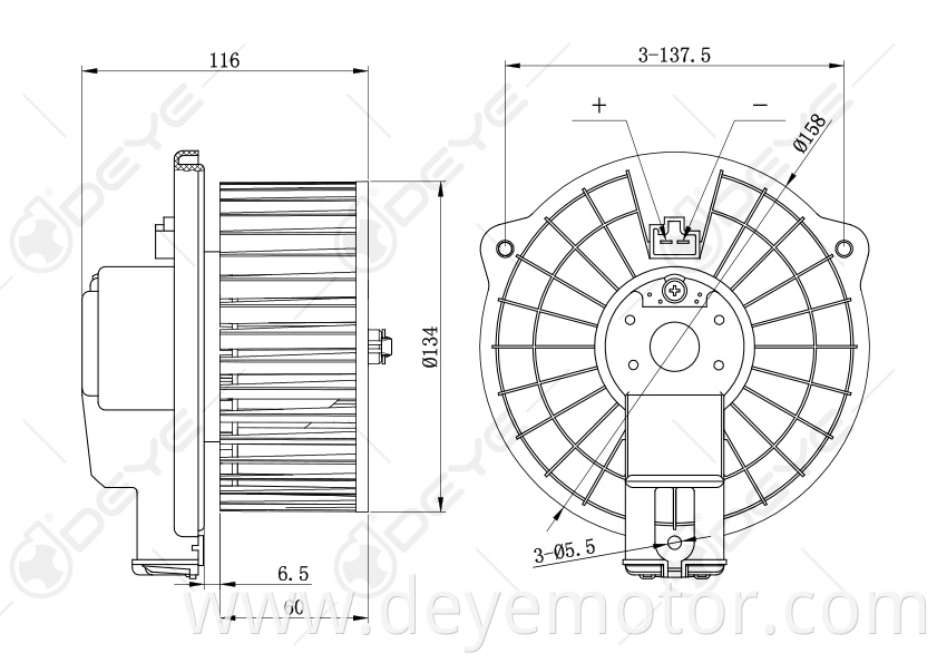 NA1P-61-B10 75101 car 12vair conditioner blower motor for Mazda MX-5 Miata